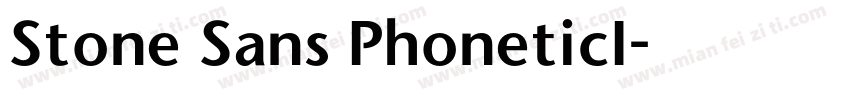 Stone Sans PhoneticI字体转换